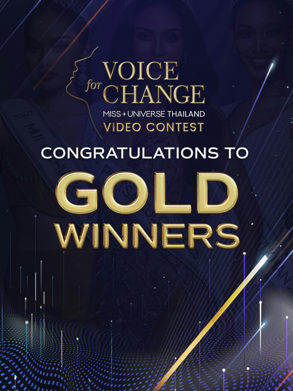 The 3 Gold Winners: Voice for Change MUT 23